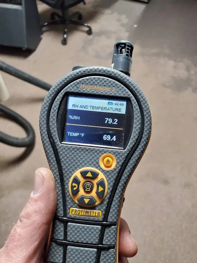 Moisture meter humidity assessment for Fire & Smoke Damage Restoration in Medina